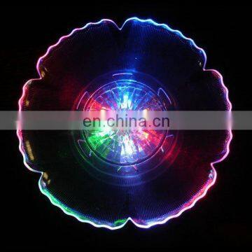 2015 fashion flashing led fruit plate