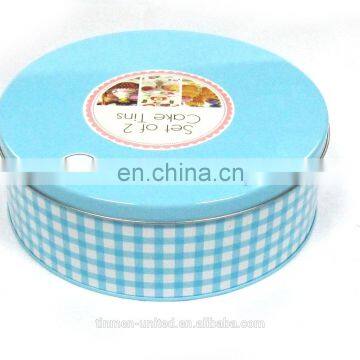 wholesale round tin can cake/Chocolate/cookie boxes