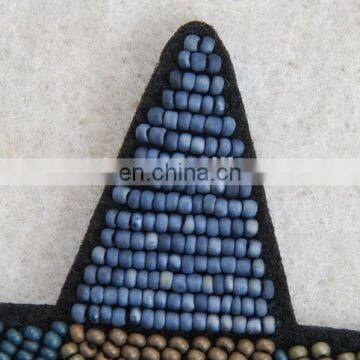 New Developing Star Beaded Patch Handmade Applique photo-6
