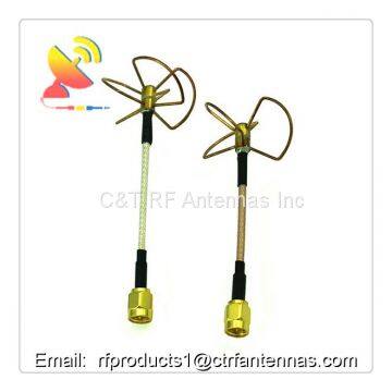 FPV antenna Clover Leaf Omni-Directional 5.8 GHz Circular antenna Polarized Video/Audio Antenna