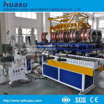 High Quality HDPE Single Wall Corrugated Pipe Extrusion Line Machinery