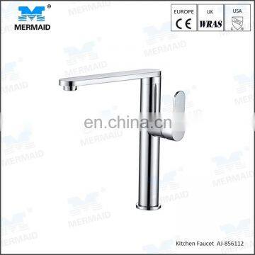 Modern New Polished Chrome Kitchen Faucet 360 degrees rotate Single Handle Swivel Spout Vessel Sink Mixer Tap