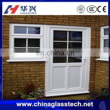 CE certificate quality guaranteed aluminum frame exterior door with opening window