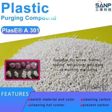 SANP PlasE Clean purging compound for POM carbon cleaning and color change