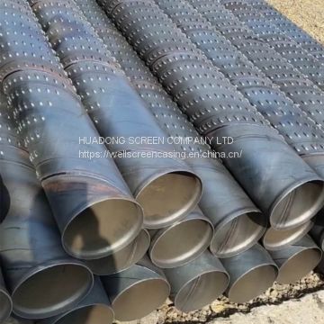 Galvanized steel/stainless steel bridge slot screen for 300-1200m depth well