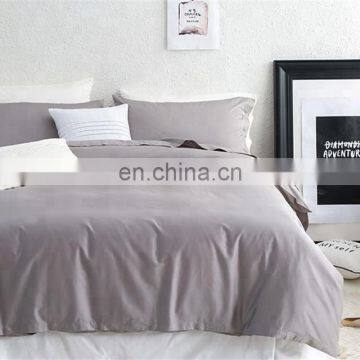 100% Satin Duvet Cotton Home Luxury Bed Sheet Bedding Set Grey photo-6