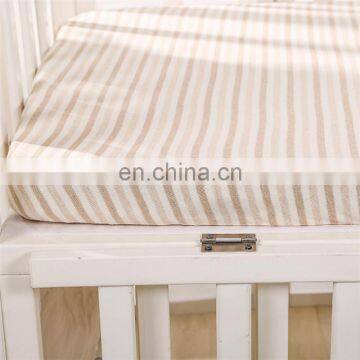 Quiet Quilted Fabric Waterproof Fitted Crib Sheets