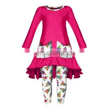 Newest Girl Christmas Saint Clause Outfit Winter Clothing Clothes For Kids photo-4