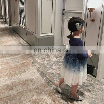 8257/Spring Girls Lace Princess Dresses 2020 Sweet Korea Fashion Cute Kids Boutique Clothing Girls Dress