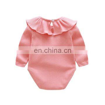 Infants & Toddler Clothes Rib Cotton Ruffle Princess Baby Girls Romper photo-6