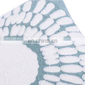 Turquoise Mandala Accent Pure Cotton Sunflower Decor Floral Pattern Embroidered Decorative Cushion Cover photo-3