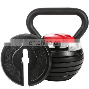 Wholesale Cheap Home Use 10/20lbs Customized Adjustable kettlebell With Plates