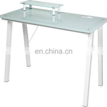 Frosted glass computer table top with factory selling directly