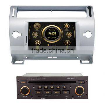 car media cd gps for Citroen old C-quatre with GPS/Bluetooth/Radio/SWC/Virtual 6CD/3G internet/ATV/iPod/DVR