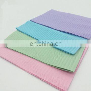 Multi-color disposable dental patient bib at low price