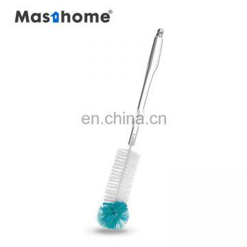 Masthome Novel Durable transparent  kitchen cleaning brush baby bottle cup water bottle brush bottle washing brush