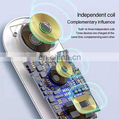 Wireless Car Charger Magnetic Original Watch Charging for Apple Holder 3 in 1 Universal Fast Charger Wireless Mobile Phone photo-3