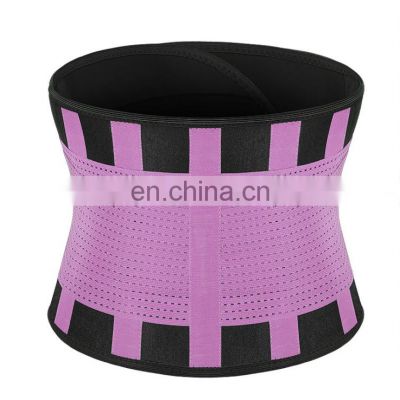 Custom Adjustable Tummy Safety Girdle Elastic Back Lumbar Support Brace Women Waist Trainer Waist Trimmer Belt