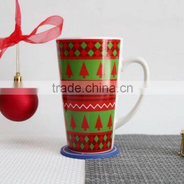 New christmas design ceramic coffee mug for gift mug,promotional mug