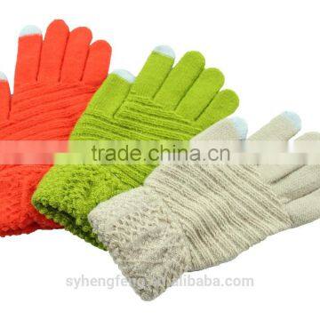 Wholesale touth screen gloves winter warm women glove