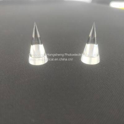Conical lens, conical mirror, quartz conical mirror,  customized by manufacturer