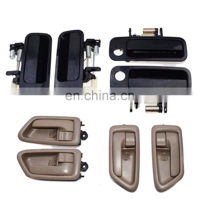 Free Shipping!4 Inside + 4 Black Outside Door Handle For Toyota Camry 1997-2001 69210-YC030