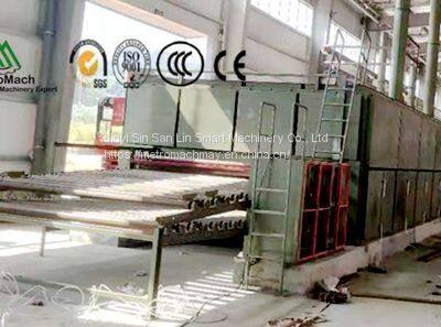 Woodworking Plywood Core Veneer Roller Conveyor Dryer Machine