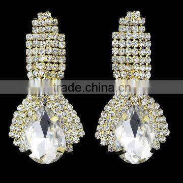 Arabic Beautiful Golden Earring Designs for Women Indian Arete Dije Colgante Para Mujer photo-2