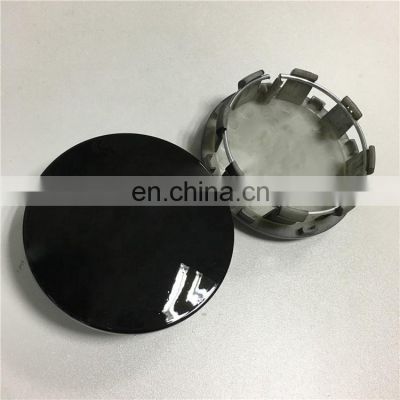 Custom Plastic Gloss Black Car Decoration 83mm Car Wheel Center Cap