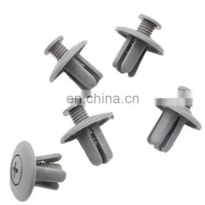 Car 8mm Hole Plastic Screw Rivets Gray Auto Vehicle Engine Cover Bumper Fender Door Trim Panel Screw Clips photo-4