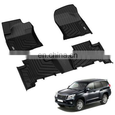 2020 All Weather Latest 3d Luxury Tpe Car Floor Mats Deep Dish Mat For TOYOTA Prado 2010 2011 2012 2013 2014 2015 2016 2017 2018