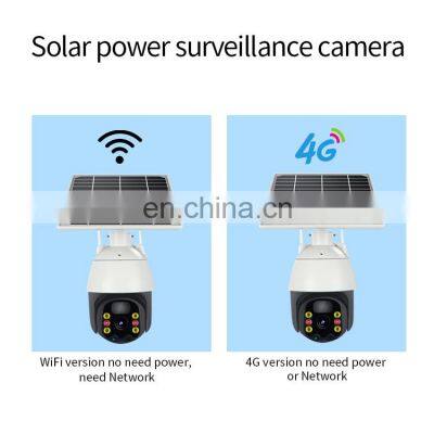 1080P Ptz Auto Tracking Solar Optical Sim Card 4g Outdoor Security Camera System