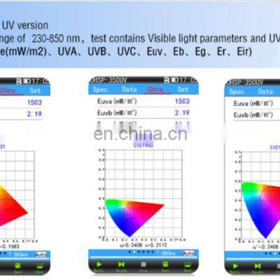 350UV Portable Spectrometer 230-850nm CCD Spectroradiometer photo-4