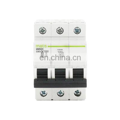 Superior Materials Quality First Matis MM50H-3P MCB 230V 50/60hz Air Circuit Breakers photo-5