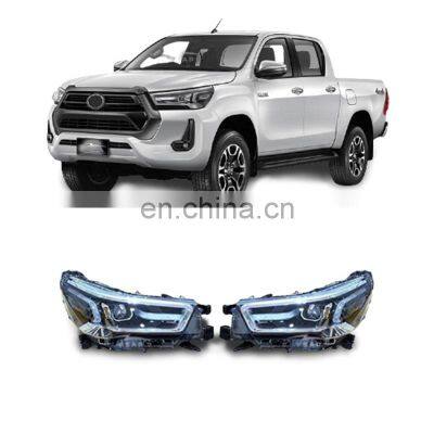 Dongsui Factory Auto Accessories New Style Led Headlight for Toyota Hilux Revo Rocco