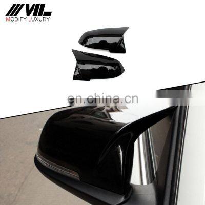 ABS F30 Side Mirror Cover for BMW F20 F22 F30 F32 Glossy Black 2013-2018