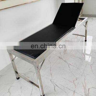 Factory Price Stainless Steel Examination Bed 4cm Examination Couch for Hospital