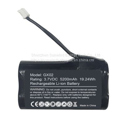 Replacement battery for nexgo GX02,N3 N5 POS terminal battery 3.7v 5200mah