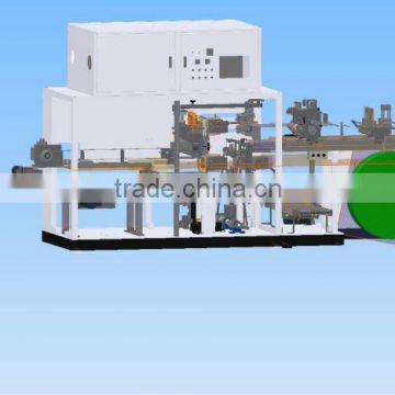 Facial tissue packaging machine