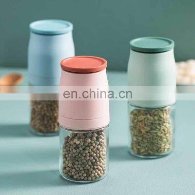 Wholesale 2021 New Arrival Custom Logo Modern 100ml Glass Onion Manual Pepper Grinder