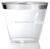 Disposable 9 Oz Gold Rim Plastic Cups For Wedding Decoration Party photo-4