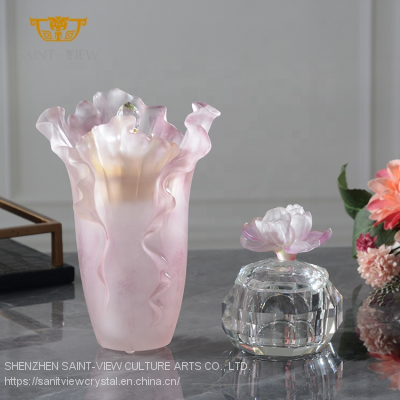 Brand Crystal Fancy Incense Burner Set Middle East Hari Raya Bakhoor Burner Tray Portable photo-3