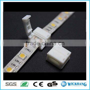 Waterproof IP65 10 mm 2 Pin Solder Free LED Strip Solderless Connector for SMD 5050 LED Strip Light Mono Color photo-2