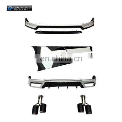 Wholesale Car Wide Body Kit Front Shovel Rear Bumper Side Skirts Tail Throat for Honda Breeze Crv