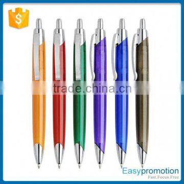 Factory direct sale custom design plastic banner ball pen for 2016