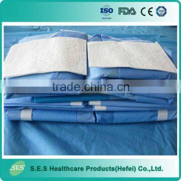 GOOD QUALITY Laparoscopy Surgical drape Pack by CE/ISO Approved for Hospital use
