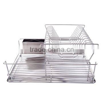 Hot Selling 2 Tier Stainless Steel Dish Rack photo-2