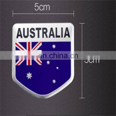 Wholesale Customized Flag Logo Auto ABS Plastic Car Emblems Car Emblem