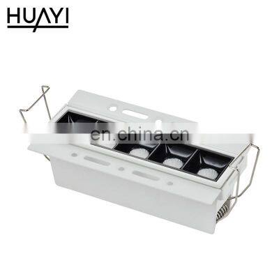 HUAYI Factory Wholesale Aluminum Recessed 10watt 20watt 30watt Indoor Living Room Bedroom Hotel Led Spotlight