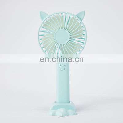 New Wholesale Small Portable Handheld Rechargeable Travel Office Outdoor USB Desk Mini Fan